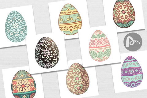Digital Paper Easter Egg Digital Pattern artnoy 