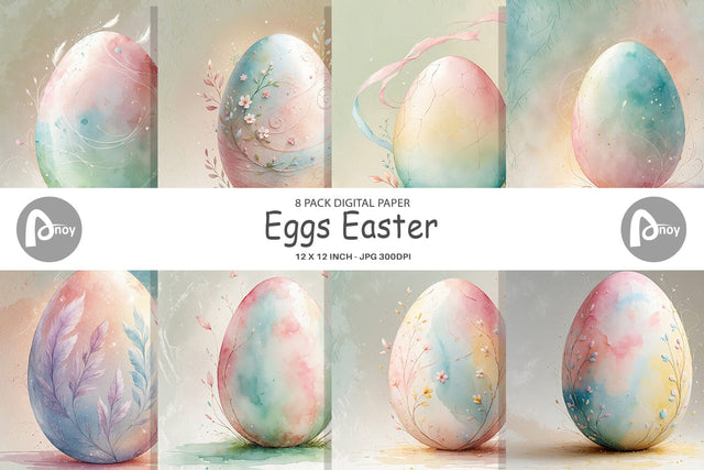 Digital Paper Eggs Easter Digital Pattern artnoy 