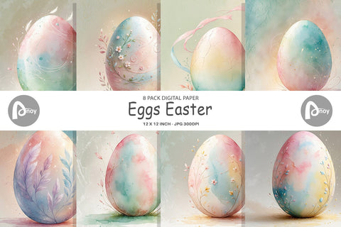 Digital Paper Eggs Easter Digital Pattern artnoy 