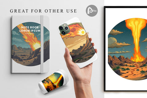 Digital Paper Falling Meteor Digital Pattern artnoy 