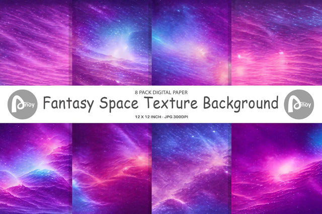 Digital Paper Fantasy Space Background Digital Pattern artnoy 
