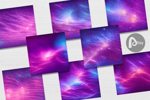 Digital Paper Fantasy Space Background Digital Pattern artnoy 