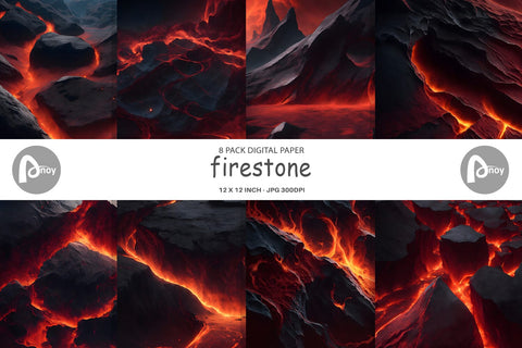 Digital Paper firestone Digital Pattern artnoy 