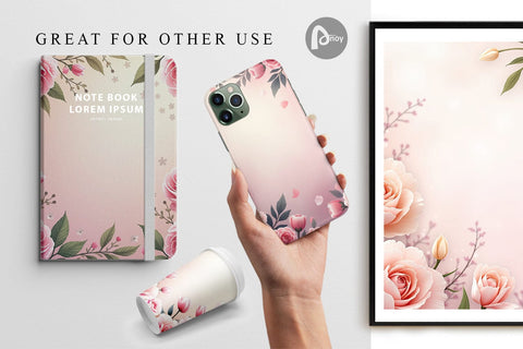 Digital Paper Floral Digital Pattern artnoy 