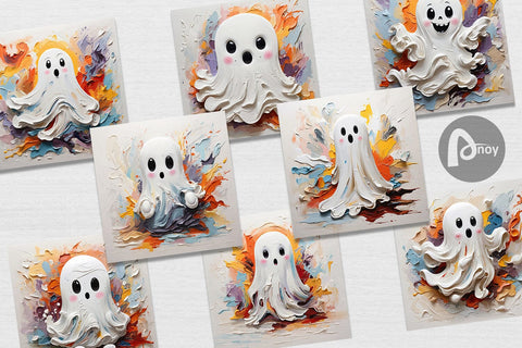 Digital Paper Ghost Painting Digital Pattern artnoy 