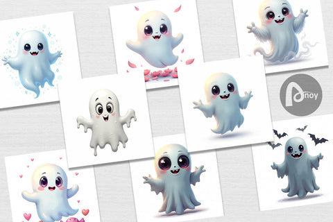 Digital Paper Ghostly Twists Digital Pattern artnoy 