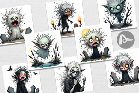 Digital Paper Grumpy Banshee Digital Pattern artnoy 