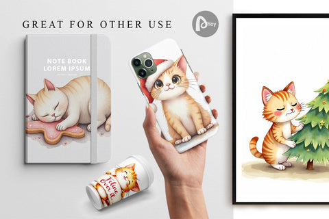 Digital Paper Grumpy Cats Digital Pattern artnoy 