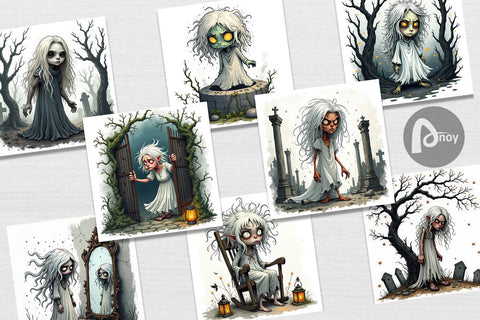 Digital Paper Grumpy White Lady Digital Pattern artnoy 