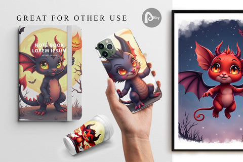 Digital Paper Halloween Demon Spark Digital Pattern artnoy 