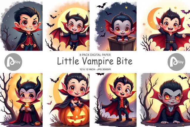 Digital Paper Halloween Vampire Bite Digital Pattern artnoy 