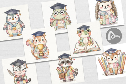 Digital Paper Innocent Scholarly Success Patchwork Digital Pattern artnoy 