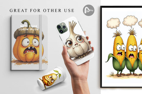 Digital Paper Judgmental Vegetables Digital Pattern artnoy 