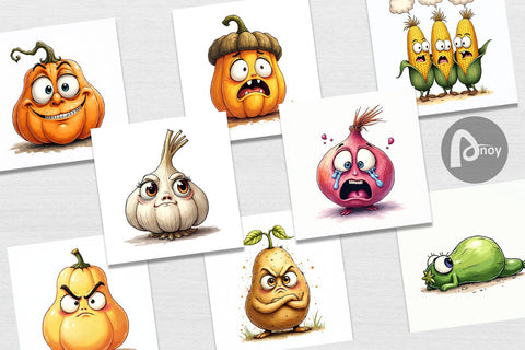 Digital Paper Judgmental Vegetables Digital Pattern artnoy 