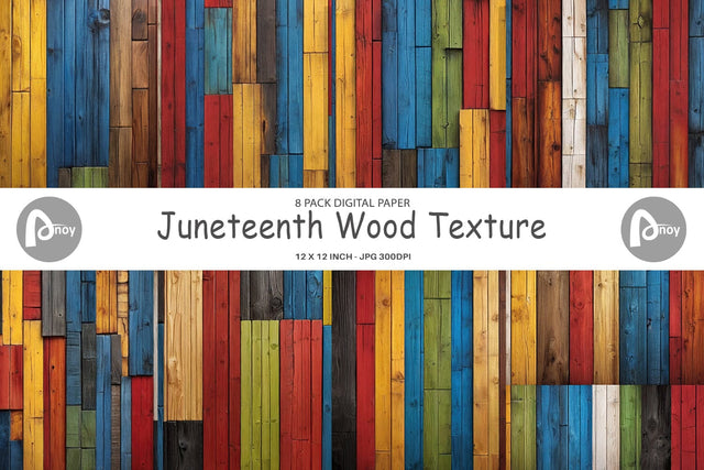 Digital Paper Juneteenth Wood Texture Digital Pattern artnoy 