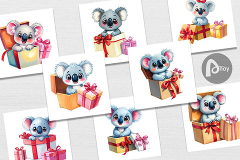 Digital Paper Koala Gift Digital Pattern artnoy 