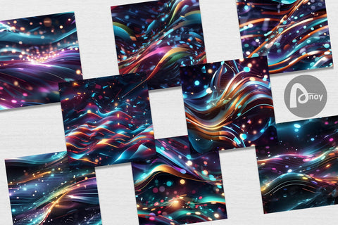 Digital Paper Light Motion Pattern Digital Pattern artnoy 