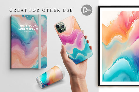 Digital Paper Liquid Alcohol Inks Digital Pattern artnoy 