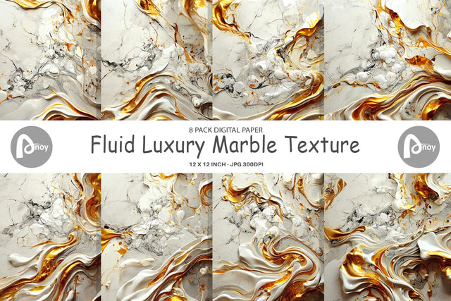 Digital Paper Luxury Fluid Marble Digital Pattern artnoy 