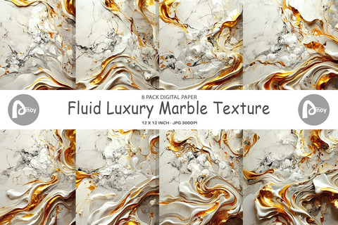 Digital Paper Luxury Fluid Marble Digital Pattern artnoy 