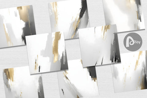 Digital Paper Modern Abstract Oil Paint Digital Pattern artnoy 