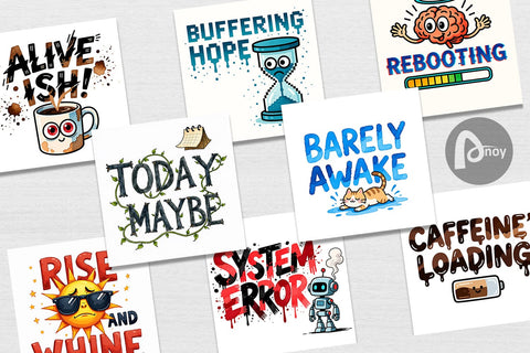 Digital Paper Morning Resurrection Caffeinated Chaos Quotes Digital Pattern artnoy 