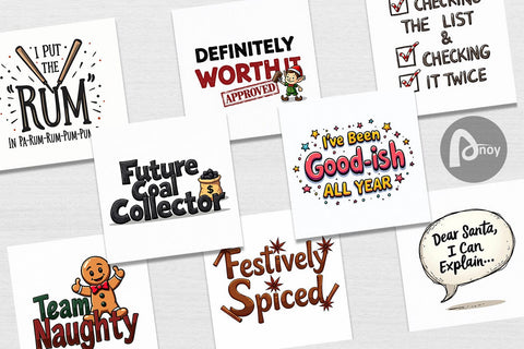 Digital Paper Naughty List Funny Christmas Digital Pattern artnoy 