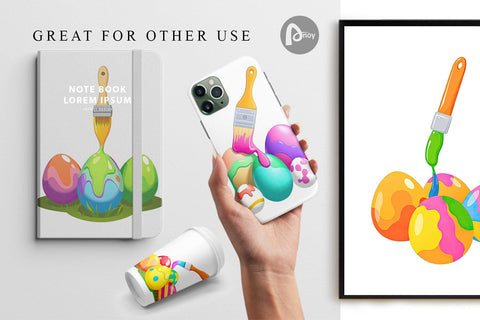 Digital Paper Paintbrush Digital Pattern artnoy 