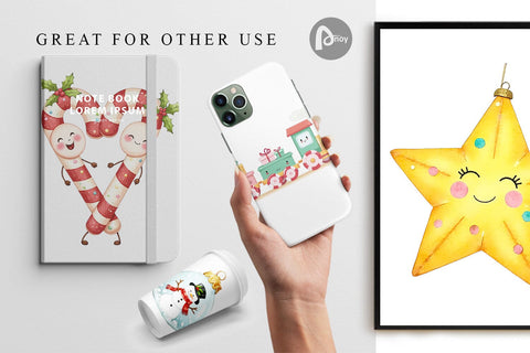 Digital Paper Pastel Holiday Festive Digital Pattern artnoy 