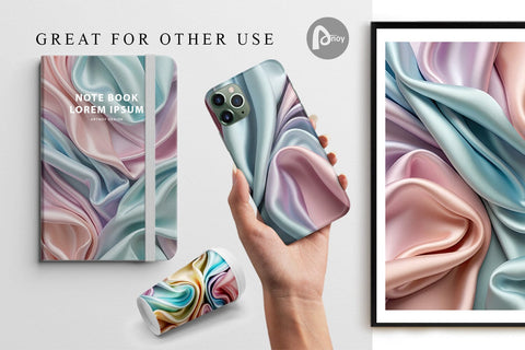 Digital Paper Pastel Silk Satin Digital Pattern artnoy 