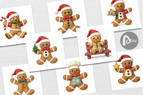 Digital Paper Patchwork Gingerbread Digital Pattern artnoy 