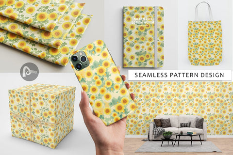 Digital Paper Patterns Marigold Flower Digital Pattern artnoy 