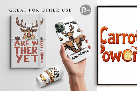 Digital Paper Reindeer Rants Sarcastic Sleigh Puller Quotes Digital Pattern artnoy 