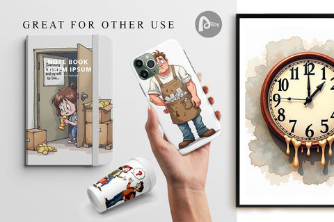 Digital Paper Retail Warrior Digital Pattern artnoy 