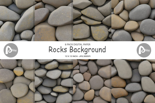 Digital Paper Rocks Background Sublimation artnoy 