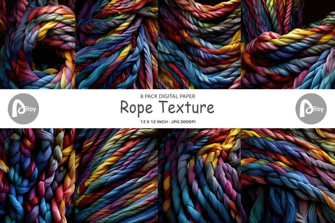 Digital Paper Rope Texture Digital Pattern artnoy 