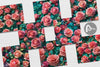 Digital Paper Rose Flower Pattern - So Fontsy