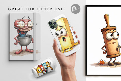 Digital Paper Sarcastic Baking Day Digital Pattern artnoy 