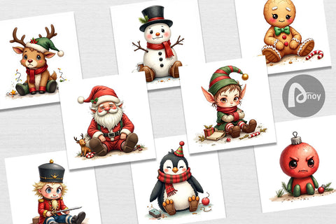 Digital Paper Sarcastic Chrisrtmas Digital Pattern artnoy 