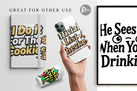 Digital Paper Sarcastic Santa Quotes Digital Pattern artnoy 