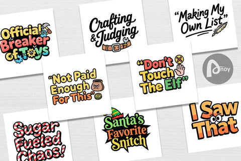 Digital Paper Sassy Elf Quote Digital Pattern artnoy 