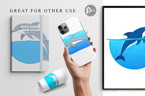 Digital Paper Save the Ocean Digital Pattern artnoy 