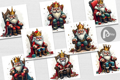 Digital Paper Shattered Nutcracker King Digital Pattern artnoy 