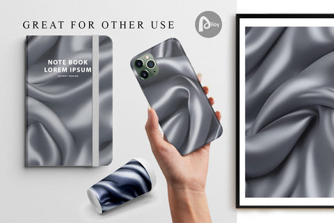 Digital Paper Silver Satin Background Digital Pattern artnoy 