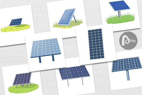 Digital Paper Solar Panel Digital Pattern artnoy 