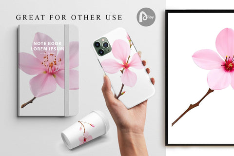 Digital Paper Spring Blossom Digital Pattern artnoy 