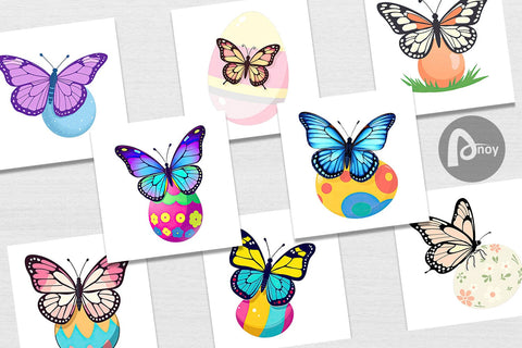 Digital Paper Spring Butterfly Digital Pattern artnoy 