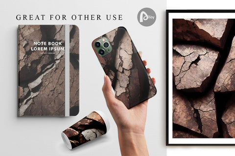 Digital Paper Stone Cracked Texture Digital Pattern artnoy 