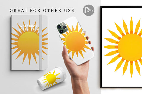 Digital Paper Sunburst Digital Pattern artnoy 