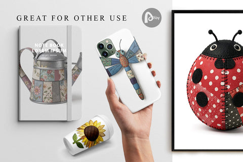Digital Paper Sunny Meadow Fabric Sublimation artnoy 